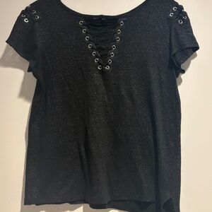 Generation Love Lace Up Tee - XS